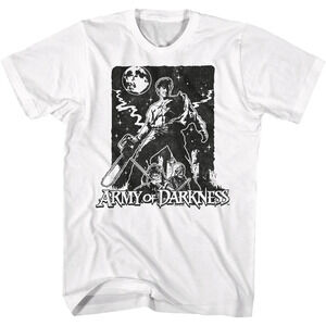 Black And White Poster Army Of Darkness Tshirt